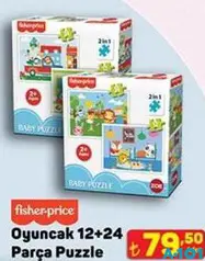 FİSHER PRİCE OYUNCAK 12+24 PARÇA PUZZLE fiyat ve kampanya bilgisi